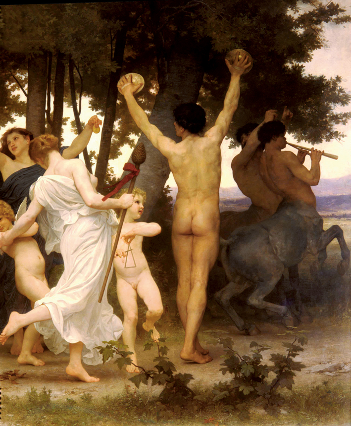  阿道夫·布格罗 Adolphe Bouguereau —— 青年酒神3